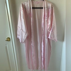 Vintage Silky Satin Robe